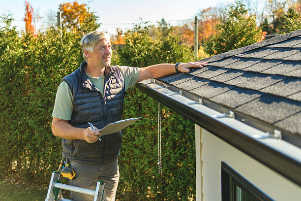 Professional Commercial Roofing technician working in Lamont, MI